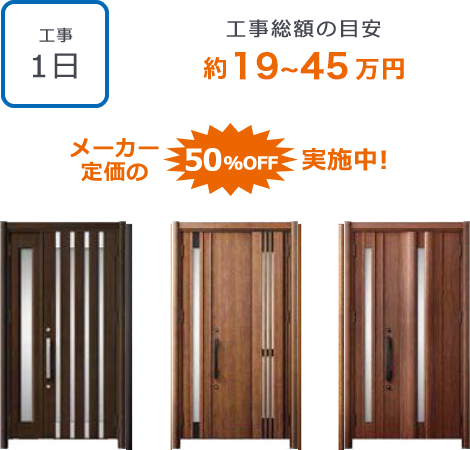 工事総額の目安約18～45万円